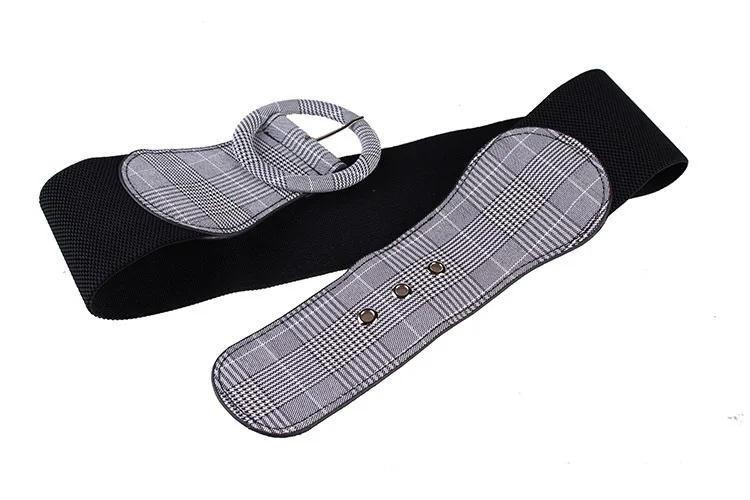 New Designer Ladies Wide Round Bucklce Leather Belt Female Cute Waist Belts for Women Dress Coats Kemer