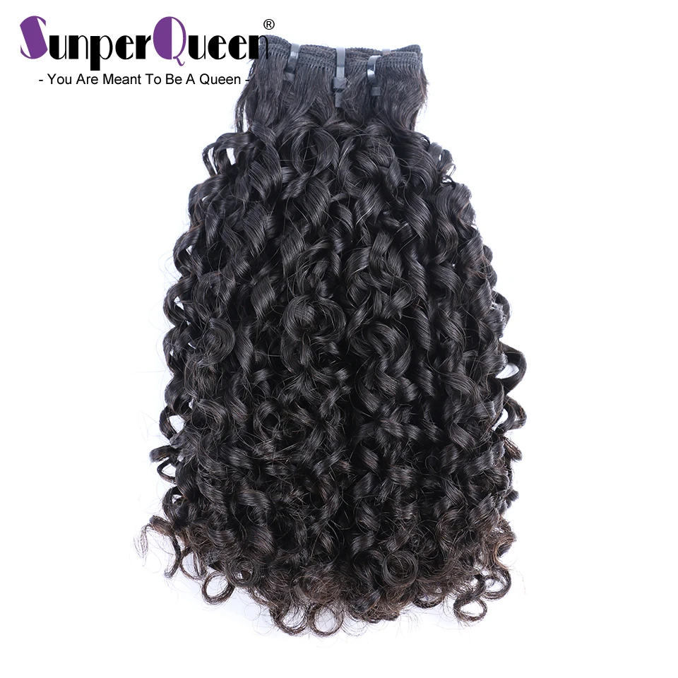 Flexi /Pixie/Pissy Curl двойные пряди волос Funmi 100% бразильские маленькие кудрявые