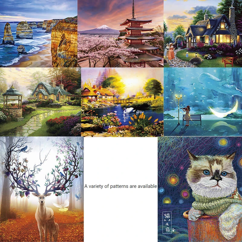 

New Scenery Animal Adult Children 500 Pieces Puzzle Educational Decompression Creative Gift kids educational toys