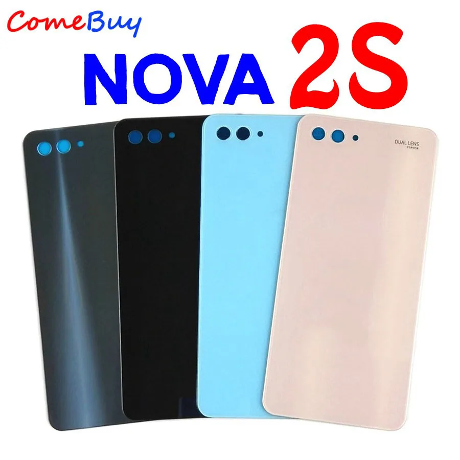 Для huawei NOVA 2S крышка батареи Задняя стеклянная задняя дверь корпус чехол для huawei NOVA 2S крышка батареи Панель запасные части