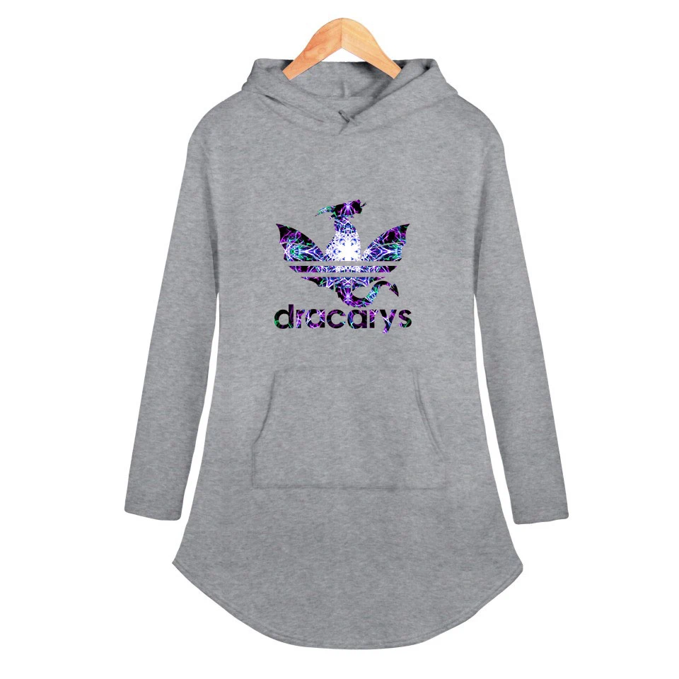 Dracarys Kpop Игра престолов женское платье толстовки с капюшоном Harajuku летнее