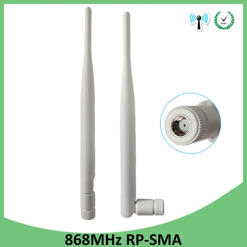 5 шт. 868 МГц 915 МГц телевизионные антенны 5dbi RP-SMA разъем GSM 915 868 antena открытый ретранслятор сигнала antenne водонепроница Lorawan