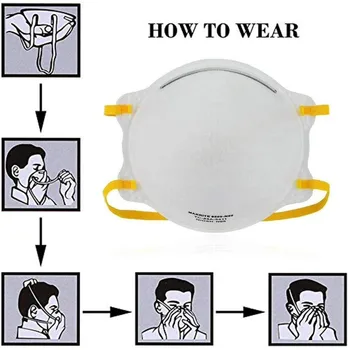 

10pc Face Mask Disposable Respirator Safety Mask Dust Mask Adjustable Anti-dust Anti-fog Anti Hygiene Mouth Masks