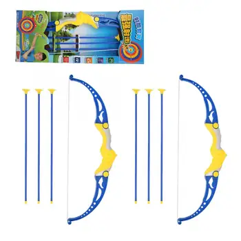 

2 Boxes Children Plastic Bow and Arrow for Sports Shooting with Suction Cup Non-damage Set Toy Arrows Shooting Outdoor Toys