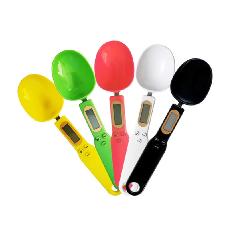 LCD Digital Kitchen Scale Food Weight Multifunction Electronic Measuring Spoon 500g/0.1g Precise Practical Kitchen Scale