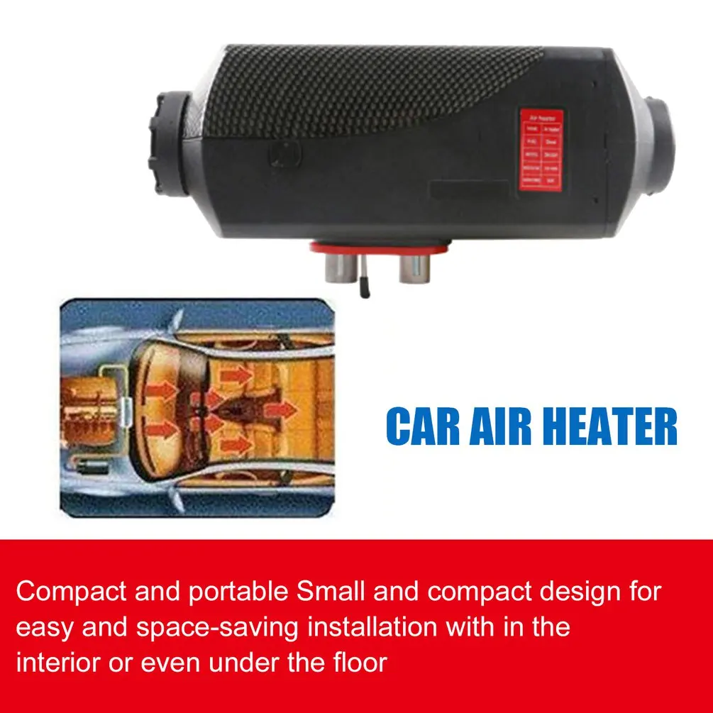 Car 5Kw 12V Car Diesel Heater Parking Heater Car Air Heater For Truck Bus Universal Air Heater Lcd Screen Hot