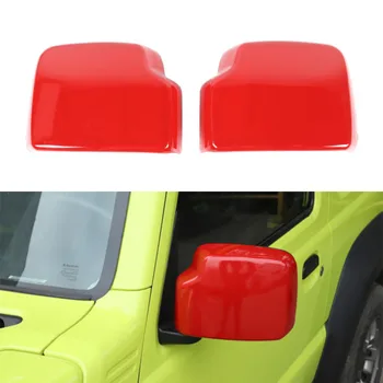 

Reversing Mirror Shell Cover Trim Decal for Suzuki JIMNY 2019 2020 ABS Chrome Red Protective Sticker Car Exterior Accessories