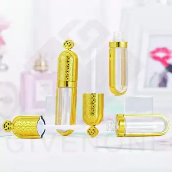 

5ml Empty Lip Gloss Tubes Wholesale Refillable Crown Shape Lipstick Container Leakproof Exquisite Lip Gloss Cosmetic Container