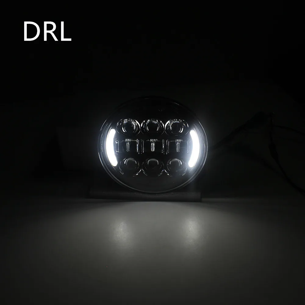 Аксессуары для мотоциклов 5,75 дюймов мотоцикл Высокий/Низкий Луч DRL указатель поворота светодиодные фары 6500K для Sportster Touring