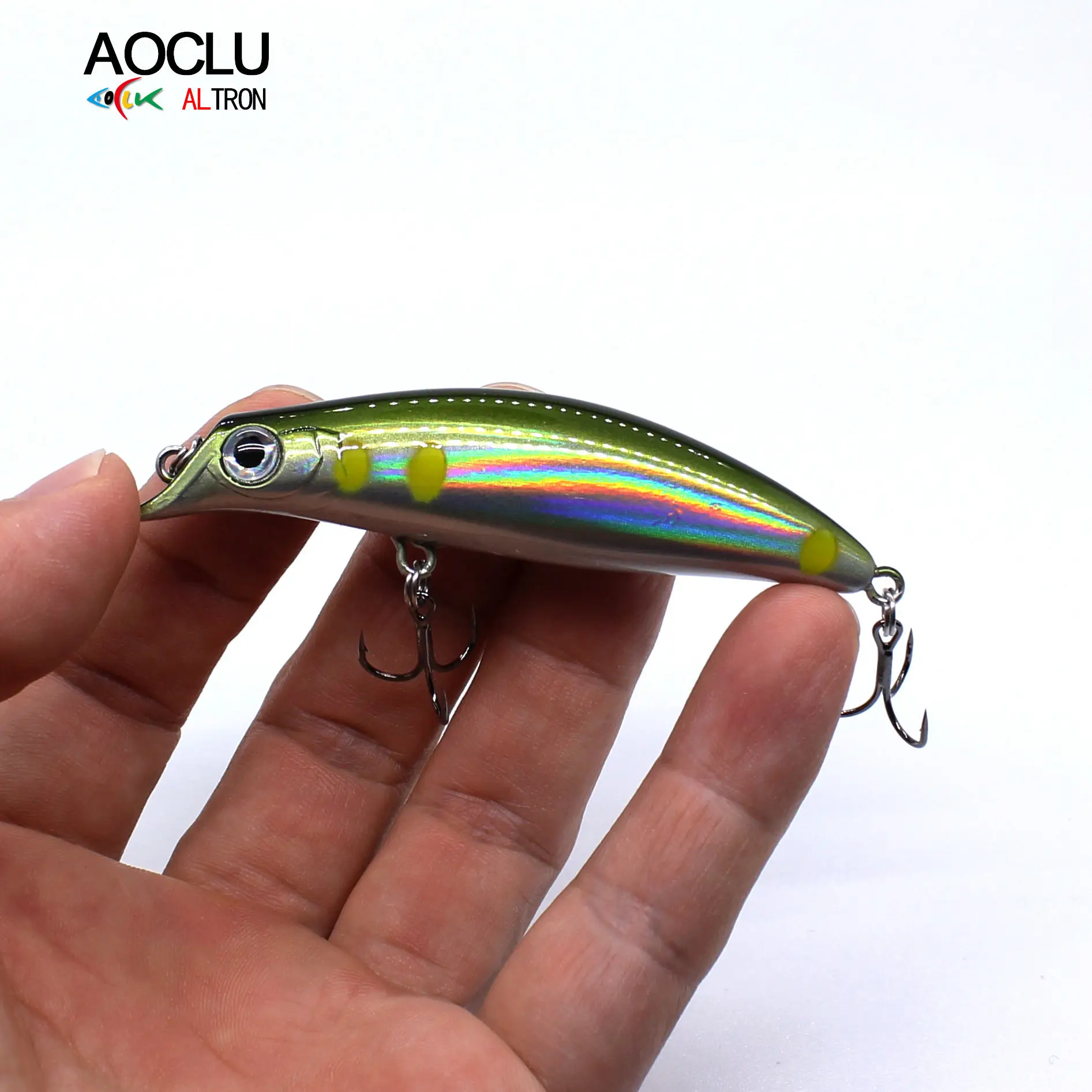 AOCLU Topwater Hybird  ϵ ̳ ̳ ƽ , 轺 ۾ Ʈ  UV ,  ߱, 75mm, 6.5g
