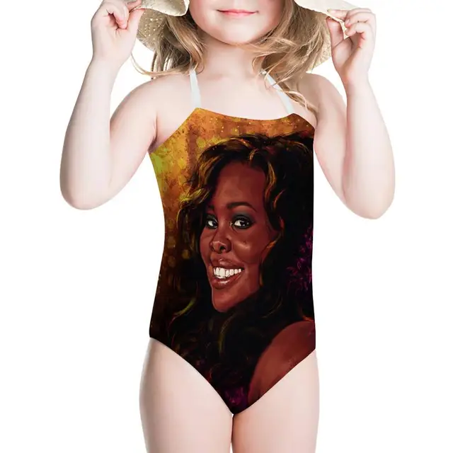 girls black one piece swimsuit