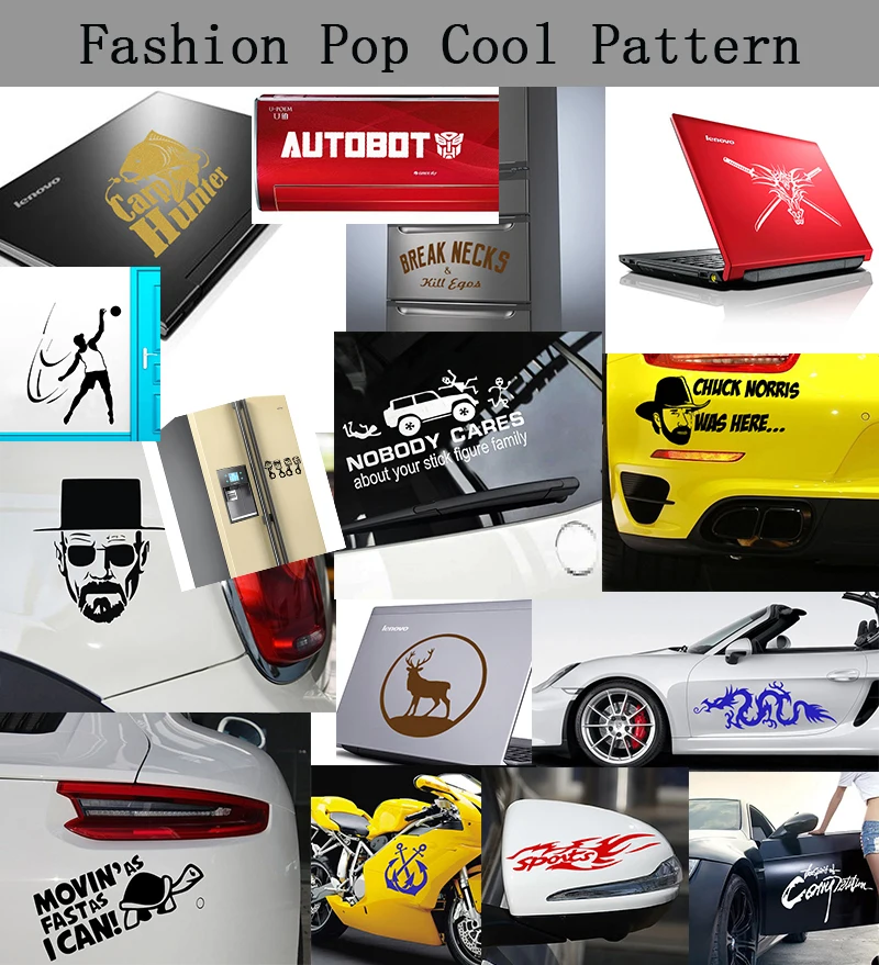 Детские Виниловые наклейки для автомобилей грузовиков внедорожников мотоциклов