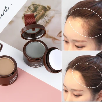 

1 Pc Natural Hairline Modified Shadow Instant Fluffy Hair Filling Powder Forehead Trimming Bald Coverage Hair Flaw Concealer