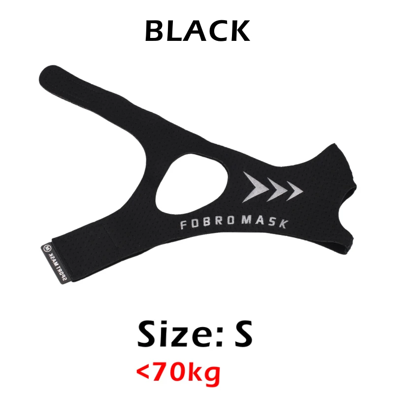 Mask Cloth Black S FDBRO Высококачественная Спортивная маска для бега и фитнеса, Черная Спортивная маска для тренировок на высокой высоте, 2,0 Тканевая маска - Цвет: Mask Cloth Black S