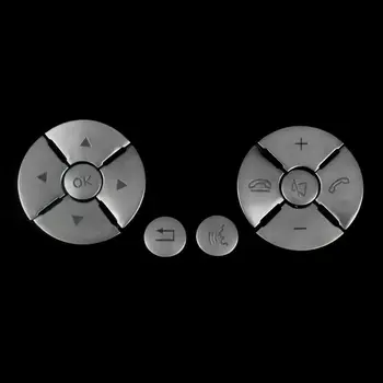 

Replacement Steering Wheel Button Cover Sticker For Mercedes-Benz C E S-class W204 W212 Accessories