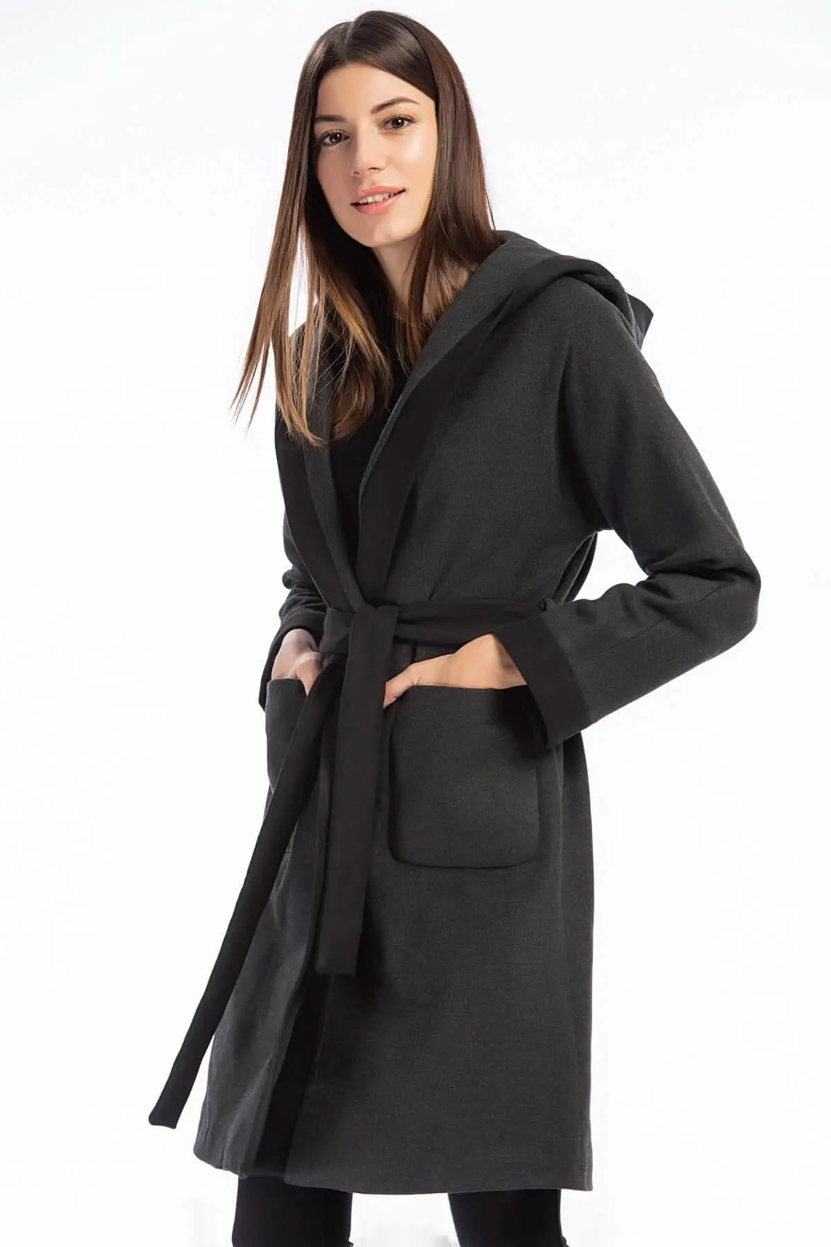 Dewberry женские антрациты Coat-1160001Z6605
