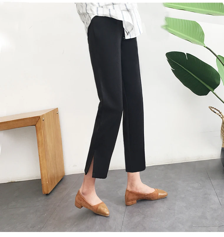 KarSaNy Women Trousers Office High Waisted Womens Straight Pants Capri Autumn Elastic Waist vintage pants For Women 2020 Autumn