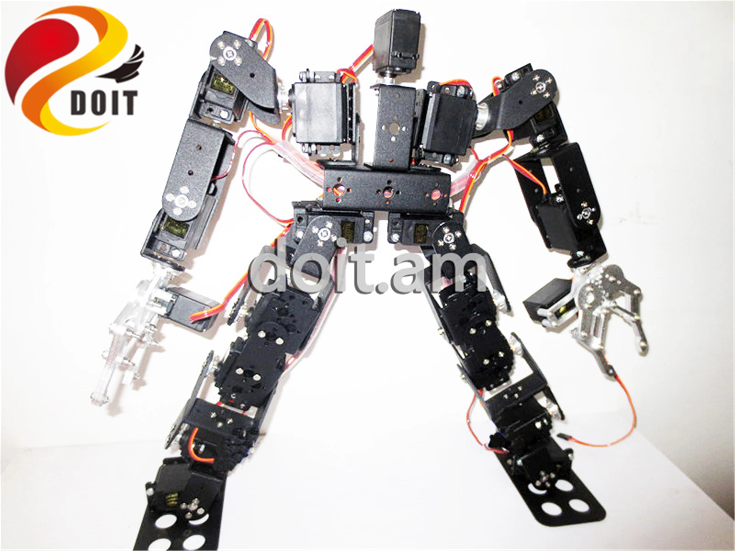 SZDOIT 19DOF человекоподобный робот многофункциональный бипизированный ходячий робот с захватом без сервоприводы DIY для Arduino