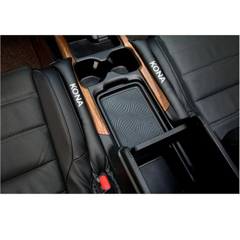 

2Pcs Pu Leather Fillers Spacer Filler Slot Plug Car Seat Gap Pad For Hyundai Kona