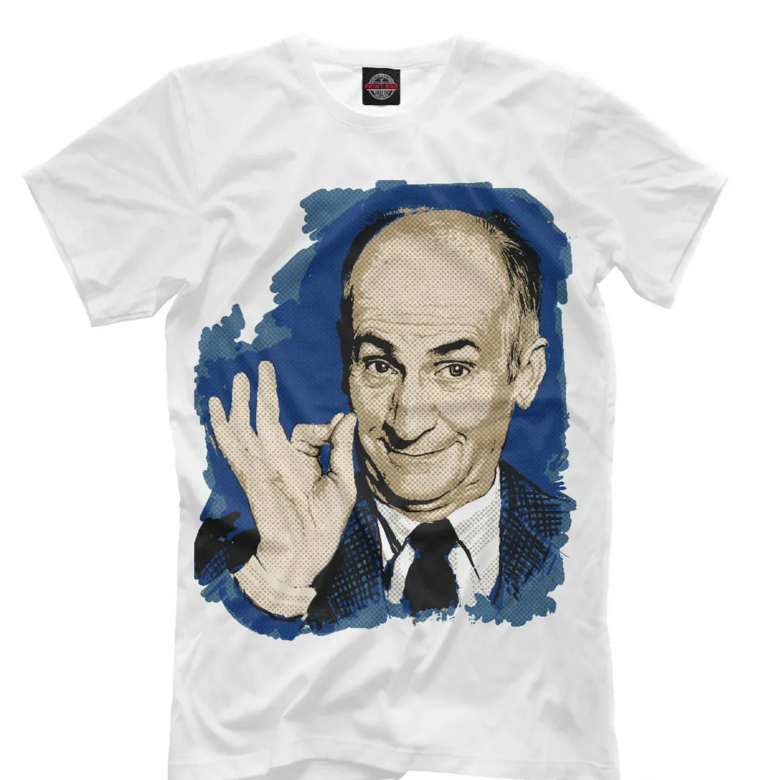 

Louis De Funes New T Shirt Famouse People Cool Designe Hq Men'S Short Sleeve Tshirt Cotton 019750