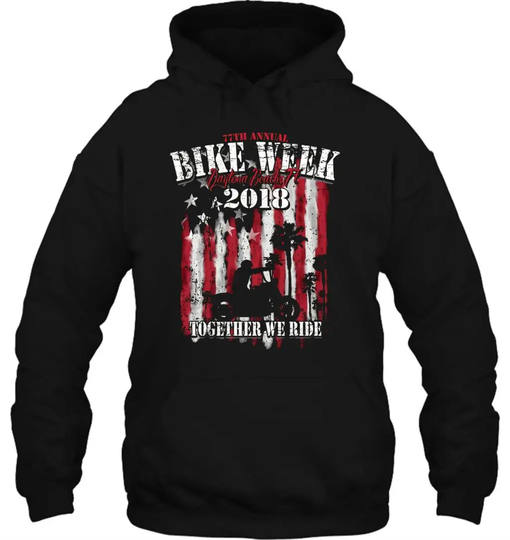 Мужская толстовка официальный Daytona Bike Week Together We Ride(XL) женская уличная одежда