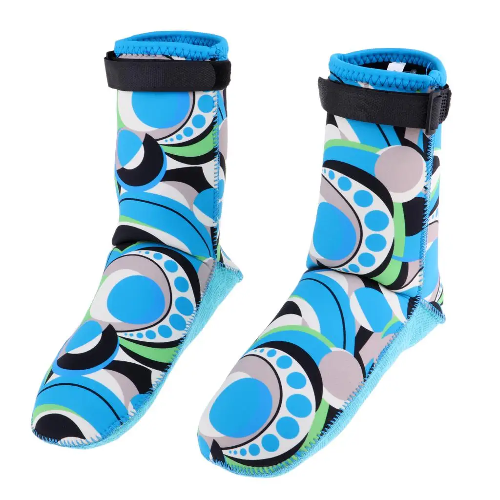 3mm Neoprene Wetsuits Socks Water Fin Socks for Beach Swim Surf Yoga Exercise Hiking Outdoor Activities - Select Sizes