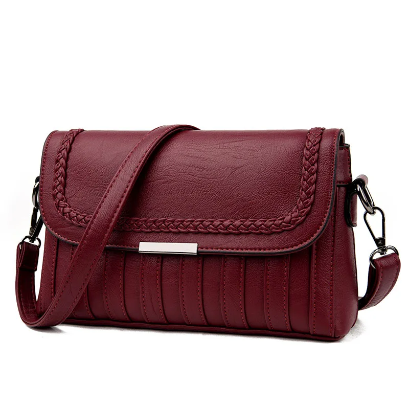 

2019 Autumn And Winter New Style Single-shoulder Bag for Women Shoulder Handbag Woven Bag High Precision Car Sewn Design Middle-