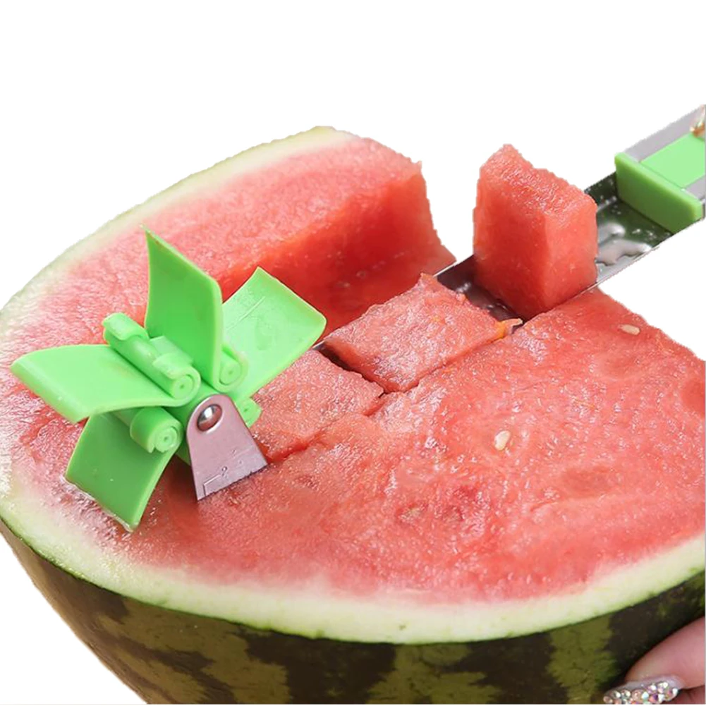 Для нарезки арбуза слайсер 304 Нержавеющая сталь в форме ветряной мельницы дыни