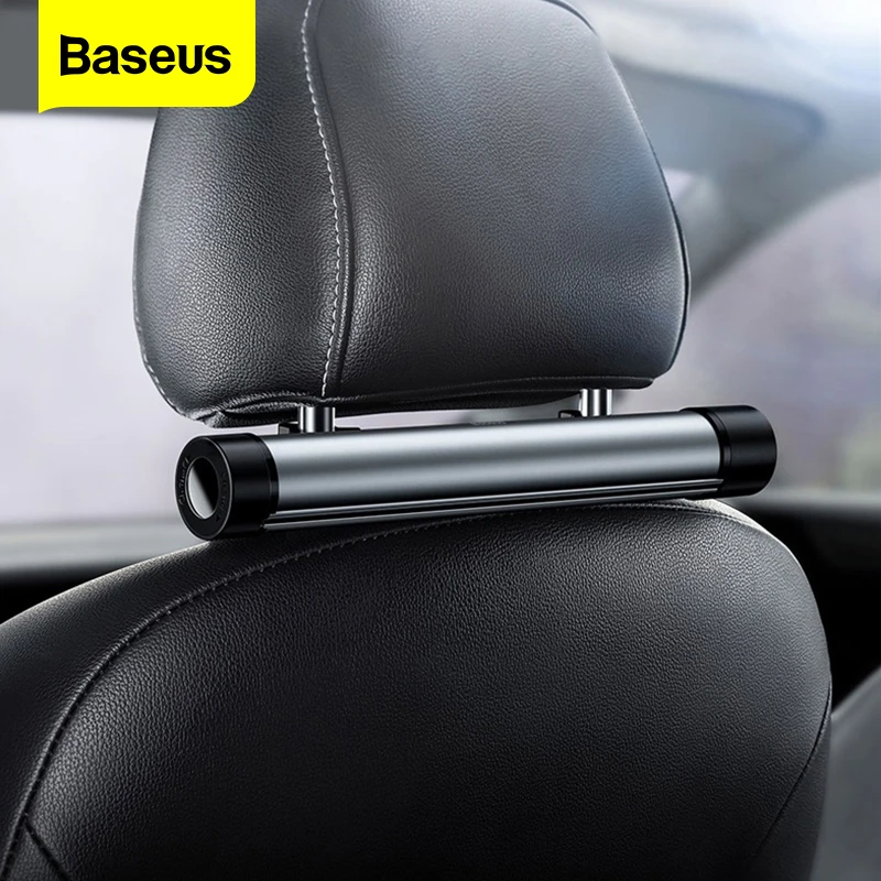 Baseus Car Organizer Backseat Storage Bag Car Trash Bin Metal Can Dustbin Alloy Garbage for Auto Back Seat Organizer Accessories