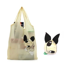 Складная сумка для покупок в форме Милого Животного, собаки, панды, Дамская Складная многоразовая сумка-тоут, переносная дорожная сумка для покупок