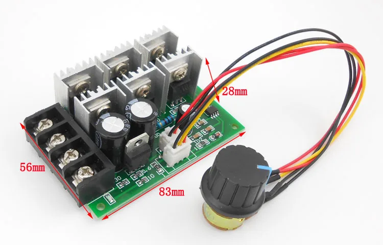 PWN регулятор двигателя пост. Тока 12V24V36V48V высокой мощности 40A