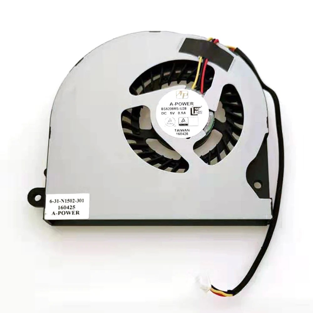GPU-BS6205MS-U2B BS6205MS-U2B AB07005HX080301 процессор VGA вентилятор для Thunderobot G150T G170T MACHENIKE T57 Вентилятор охлаждения - Цвет лезвия: GPU-BS6205MS-U2B