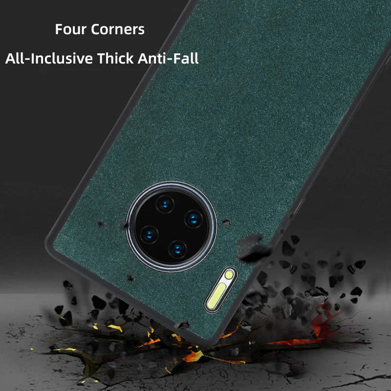 Чехол для телефона из натуральной кожи для huawei mate 30 20 P20 P30 Lite Pro Nova 3i 5t Honor 20 Pro 9X9 10 lite 8X чехол из коровьей замши