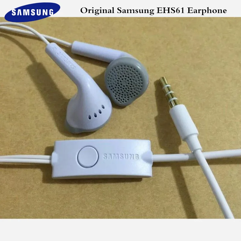 Оригинальные наушники Samsung S8 S9 S10 3 5 мм спортивные EHS61 проводные S5830 для Galaxy S6 S7 edge
