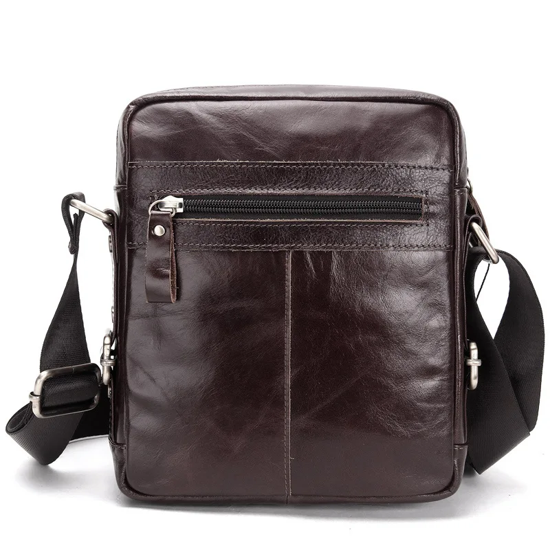 

Fashionable head leather men's shoulder bag leather multifunctional messenger bag