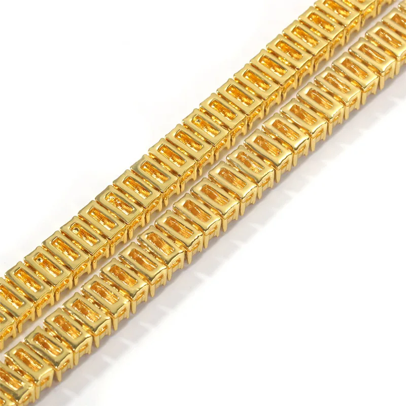 Bling Iced Out цепи ожерелье для мужчин женщин Подарки 7 дюймов-24 дюймов Золотая цепь со стразами ожерелье Мода хип хоп ювелирные изделия