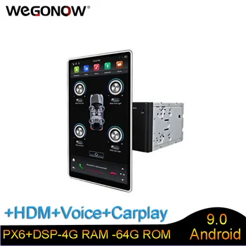 

PX6 IPS Carplay voice control Tesla 12.8 "Android 9.0 4G RAM 64GB auto multimedia radio radio GPS Navigation BT5.0 for universal