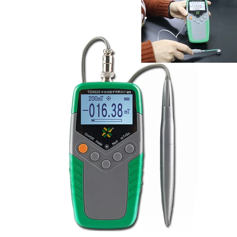 Портативный цифровой измеритель la высокоточный флюсметр для измерения Gaussmeter