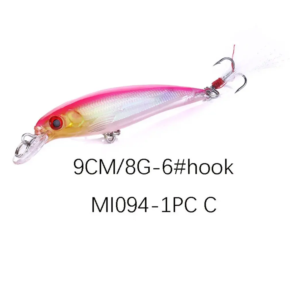 

Hengjia/Hengjia 9Cm/8G Mino 10 Color Set Laser Small Minor Lure Bait Fishing Gear Supplies Bionic Fake Fishing Bait