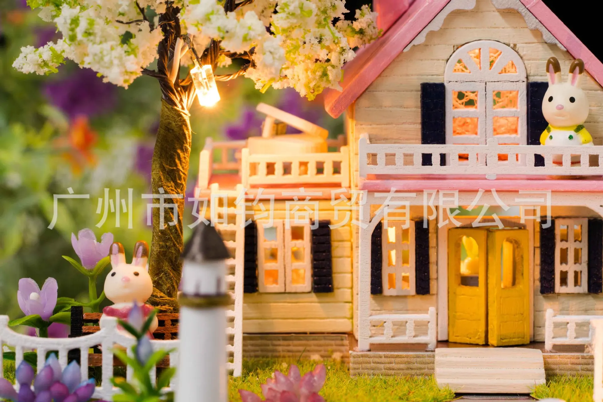 Chi Fun house diy кабина ручной сборки модель вилла прозрачный чехол креативная музыкальная шкатулка, чтобы отправить своей подруге подарок на день рождения