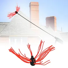 1 Pcs Chimney Cleaner Sweep Cleaning Brush Inner Wall Flexible Brush Head Replacement Accessories For Household Cleaning
