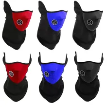 Зимние теплые Флисовые Балаклавы для катания на лыжах, велоспорта, полумаска для лица, чехол для спорта на открытом воздухе, ветрозащитный шарф для защиты шеи, головной убор, теплая маска