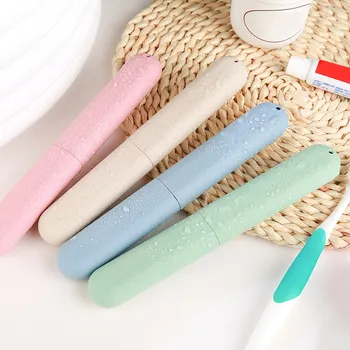 

1pc Portable Travel Toothbrush Protect Holder Case Hiking Camping Toothbrush Box Storage Cup Cap Outdoor Spoon storage box