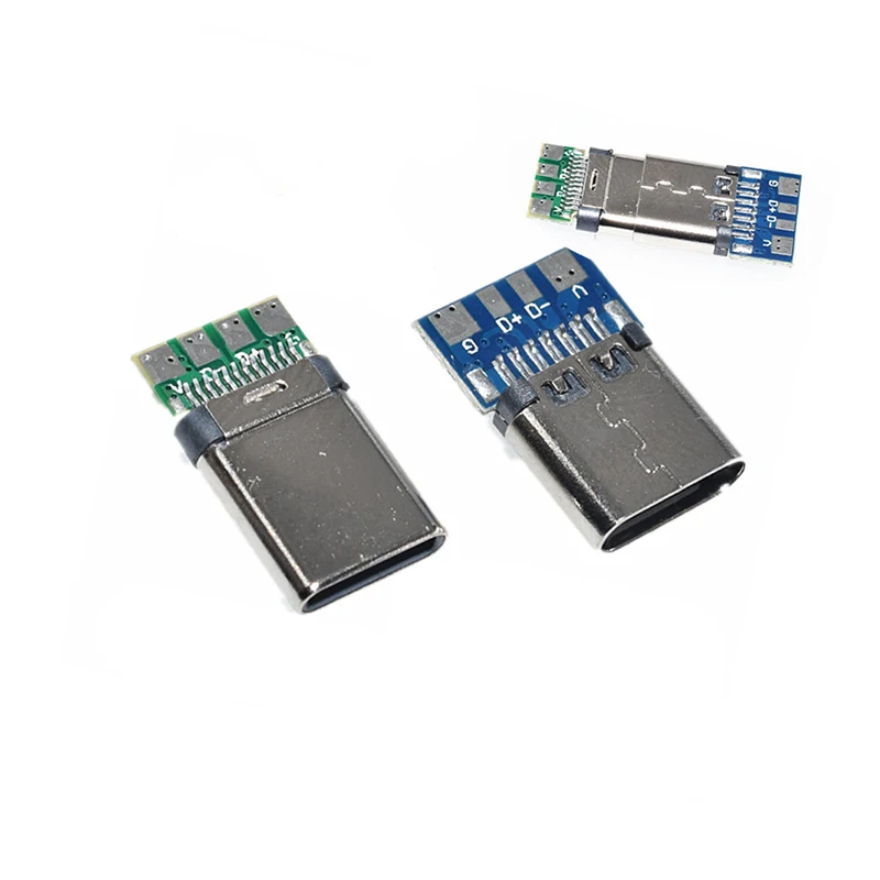 10 Pezzi Breakout Board USB 3.1 Type C - Maschio E Femmina, Saldabile, Per Cablaggi - Foto 9