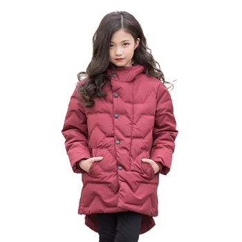 

2019 New Winter Girls Cotton Coat Fashion Coat Down Jacket Girls Boys Jacket Children Warm Clothes Baby Windbreaker Kids Jacket