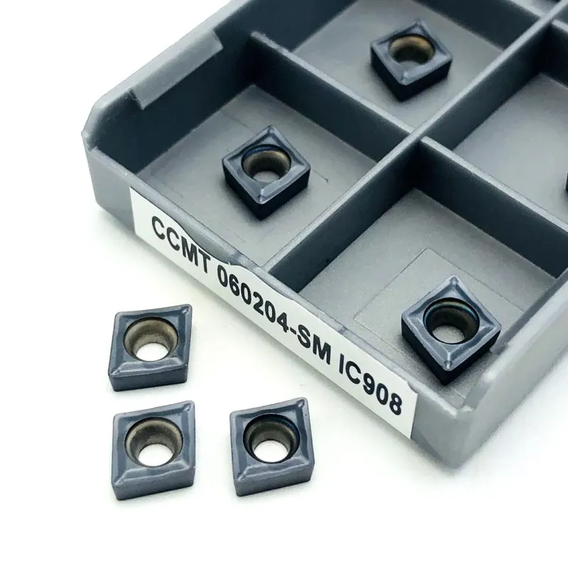 CCMT060204 SM IC907 инструмент из карбида вольфрама вставка четырех углов карбидный