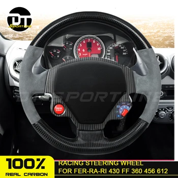 

Real Carbon fiber Steering Wheel for Fe-rrari F430 led steering wheel for Fe-rrari 360 612 456 model