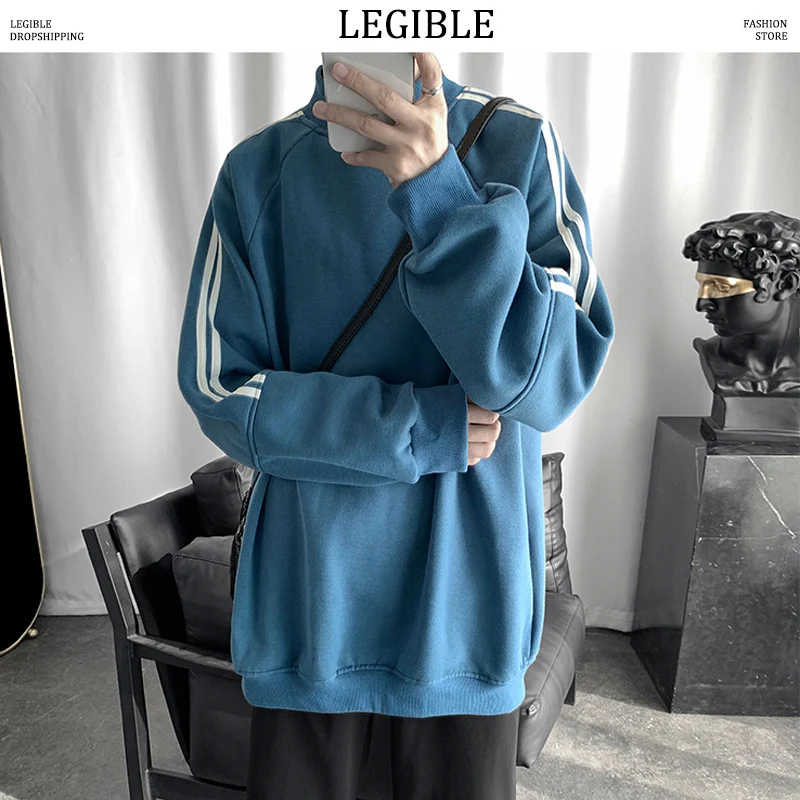 Vogue Harajuku толстовки мужские милые мужские одноцветные негабаритных свитшоты мужские осень зима уличная одежда худи в стиле хип-хоп