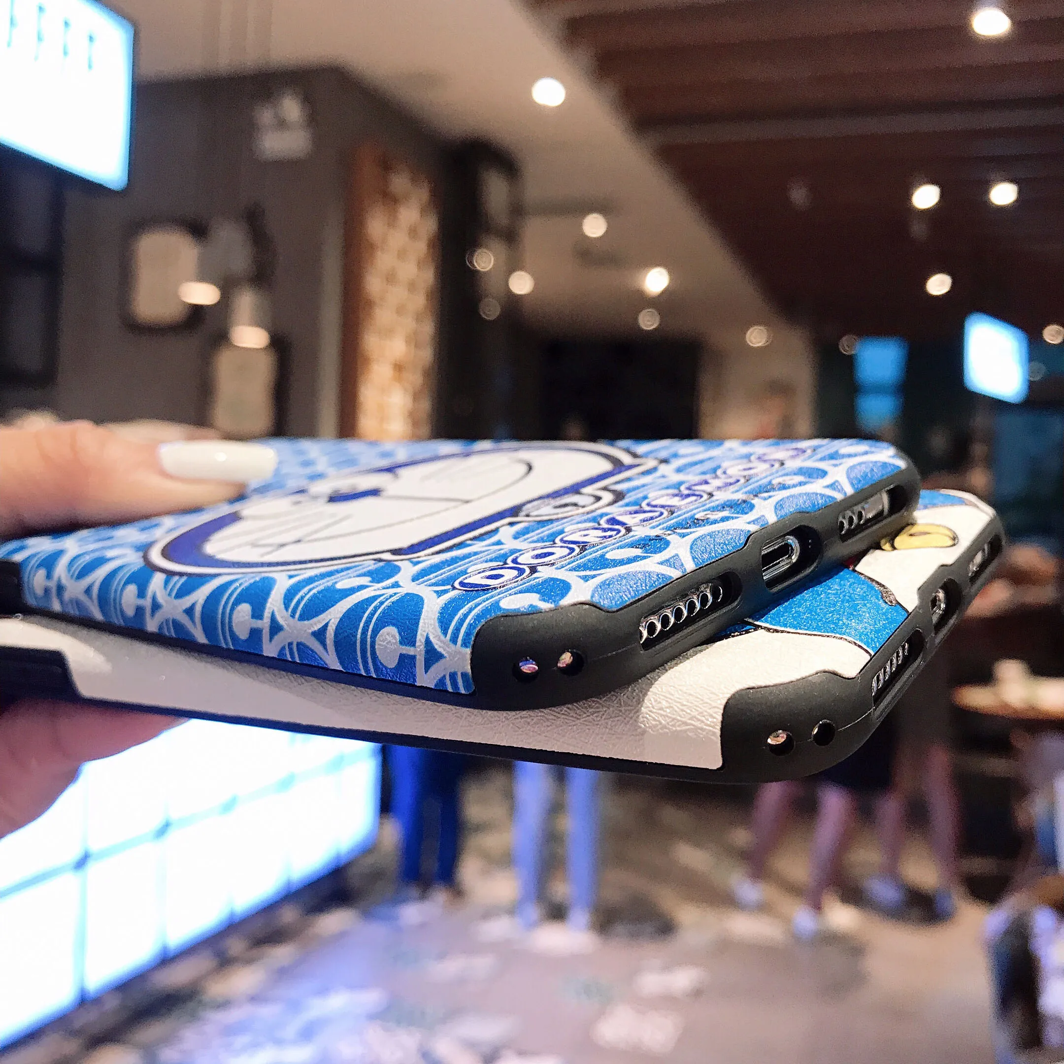 Abmos чехол для телефона подлинный Doraemon для iphone 7 8 6 6s plus чехол для iphone X Xs max Xr 11 Pro Max