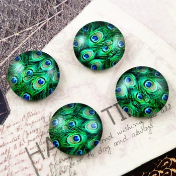 

Hot Sale 20pcs 12mm Handmade Cool Style Photo Glass Cabochons (E6-30)